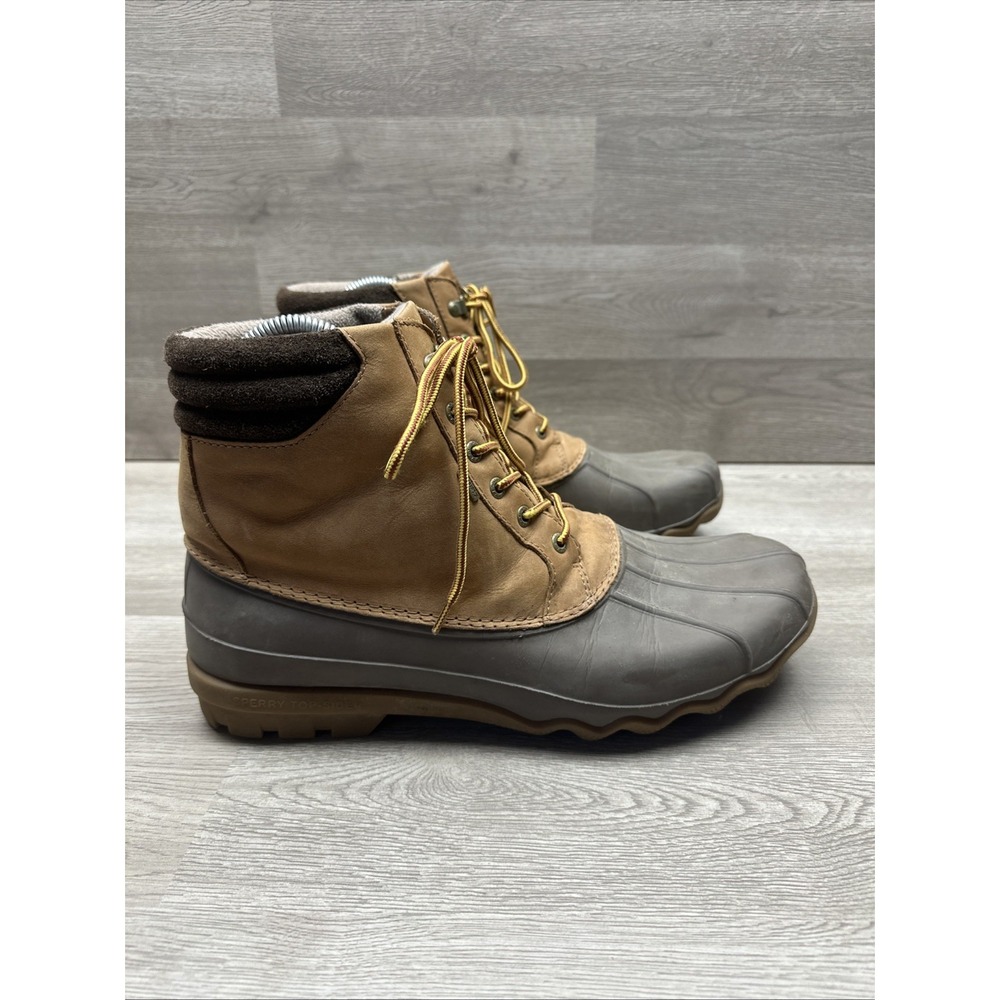 Sperry Top-Sider Men's Avenue Duck Boot Tan Brown Size 13M STS12126 Very Nice - Picture 11 of 12